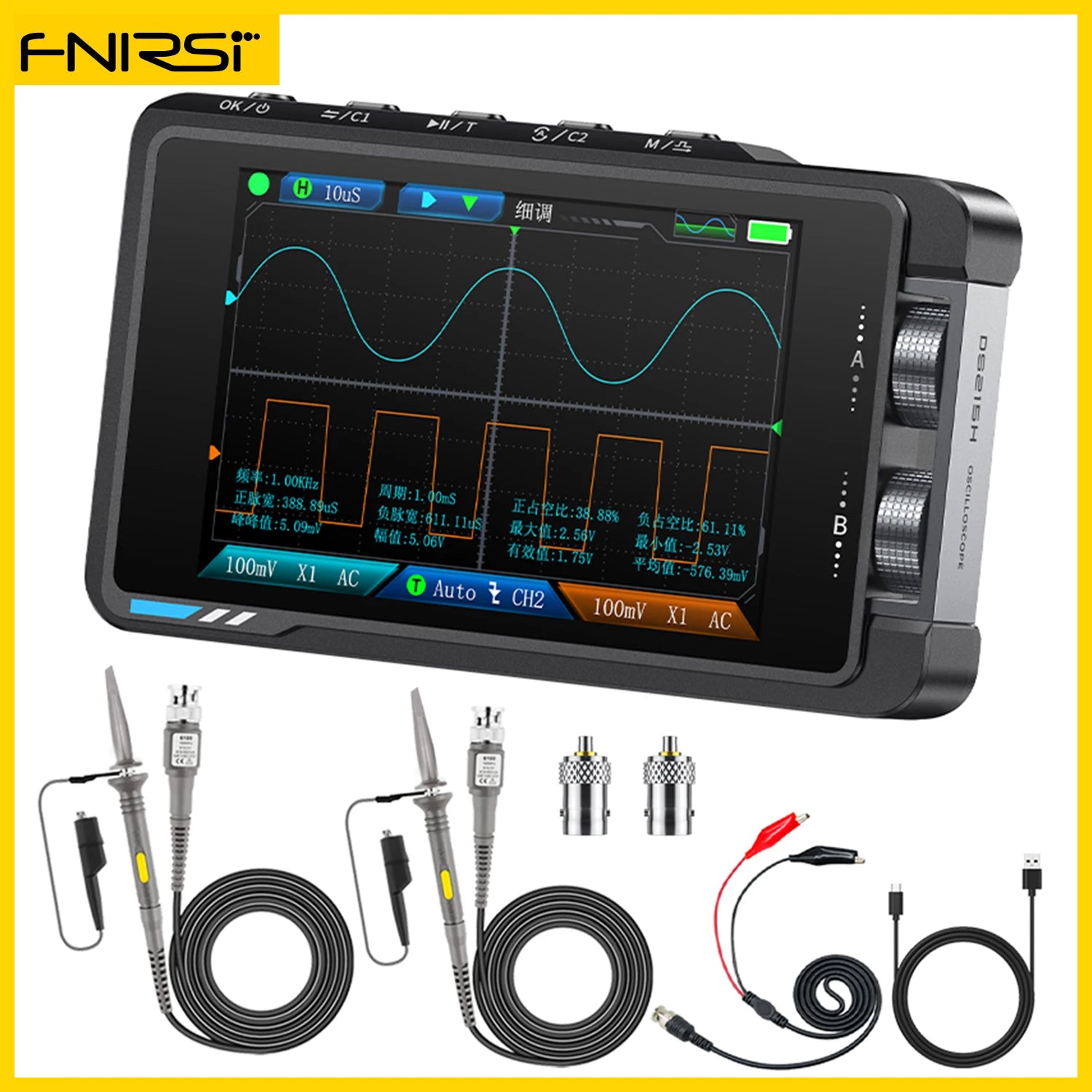 FNIRSI DS215H 2 in 1 Mini Repair tool, Dual channel detail image 8