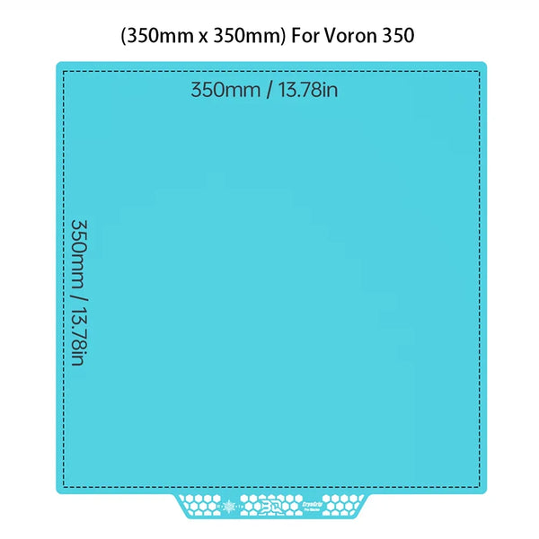 BIGTREETECH Glacier Panda Build Plate Spring Steel Cool Plate CryoGrip Double-Sided For BambuLab H2D P1 X1 A1 Kobra3 K2 PLUS
