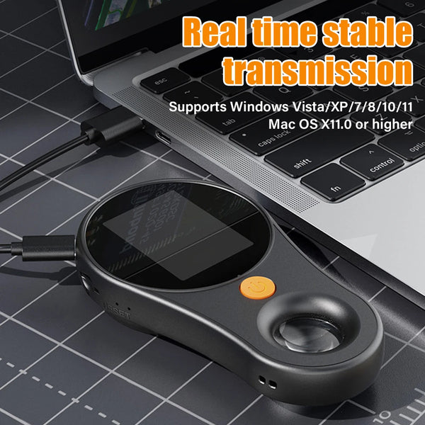 Handheld Digital Microscope 500X Magnification Hd Electronic Magnifier with Light for detail image 3