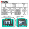 ANENG MH14 Digital Megohmmeter Insulation Resistance Meter AC 200V Voltage Professional detail image 5