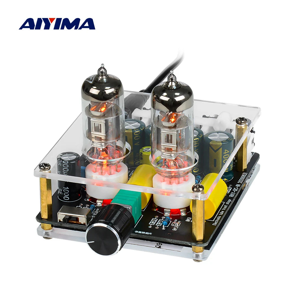AIYIMA Upgraded 6A2 Tube Preamplifier Amplifiers HiFi Preamp Bile Buffer Audio Amp Speaker Sound Amplifie product image