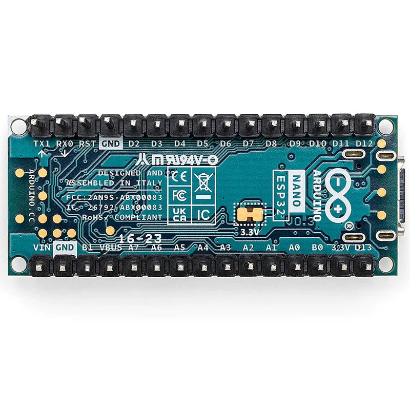 Arduino Nano ESP32 with headers ABX00083 u-blox NORA-W106 ESP32-S3 Development board detail image 4