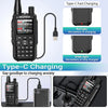 BAOFENG MINI 5 Walkie Talkie Multi Band Bluetooth Programming Dual PTT 2200mAh Copy Frequency New Upgrade UV 5R Mini Ham Radio