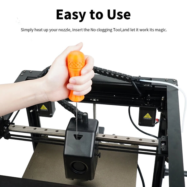 Hotend No Clogging Cleaner Tool Kit For E3D MK8 Volcano Nozzle Cleaning Needle For Creality K1/K1C/K1 Max/Ender3 V3 3D Printer