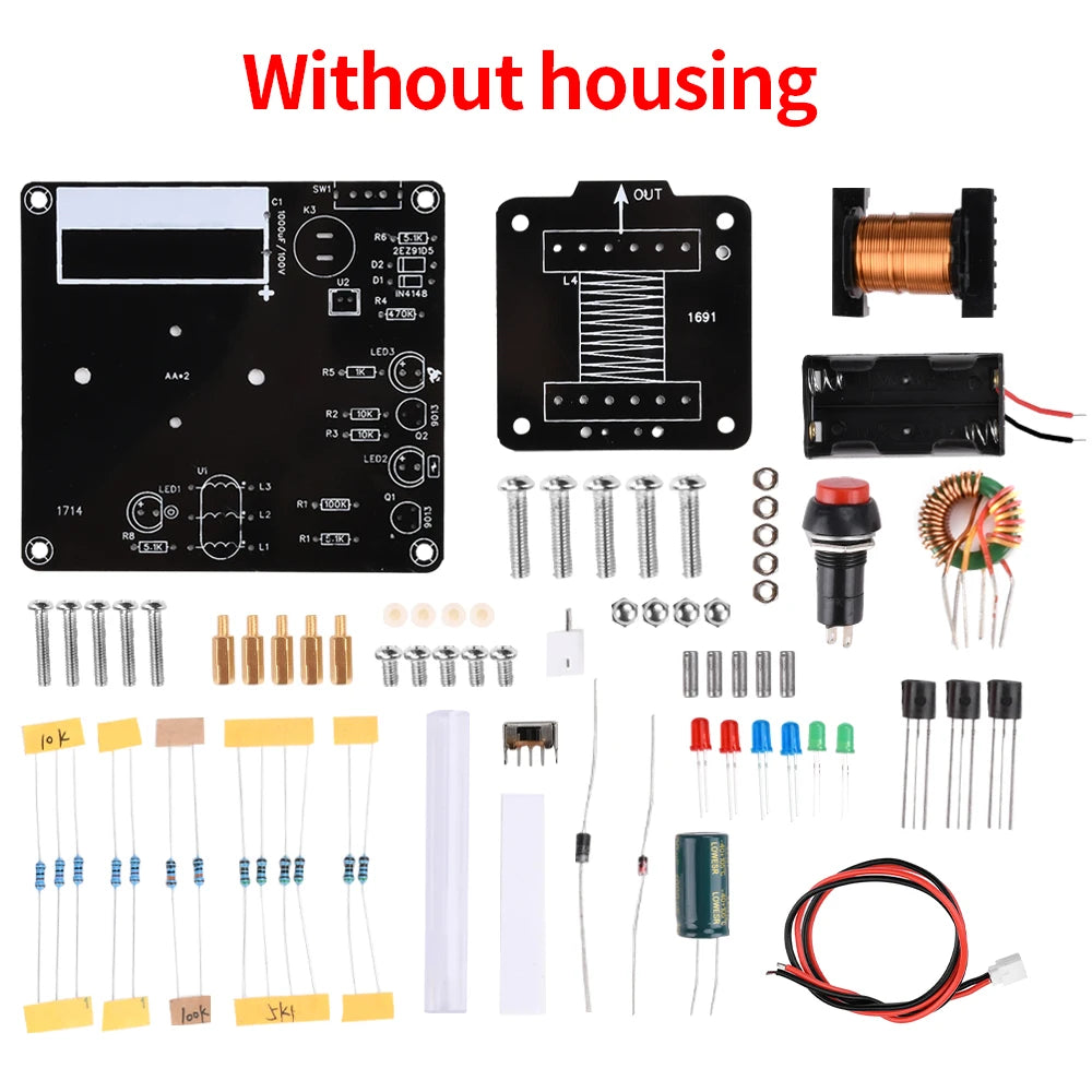 DIY High-Voltage Electromagnetic Cannon Electronic Kit DC3V Enhanced Edition Circuit Board detail image 7
