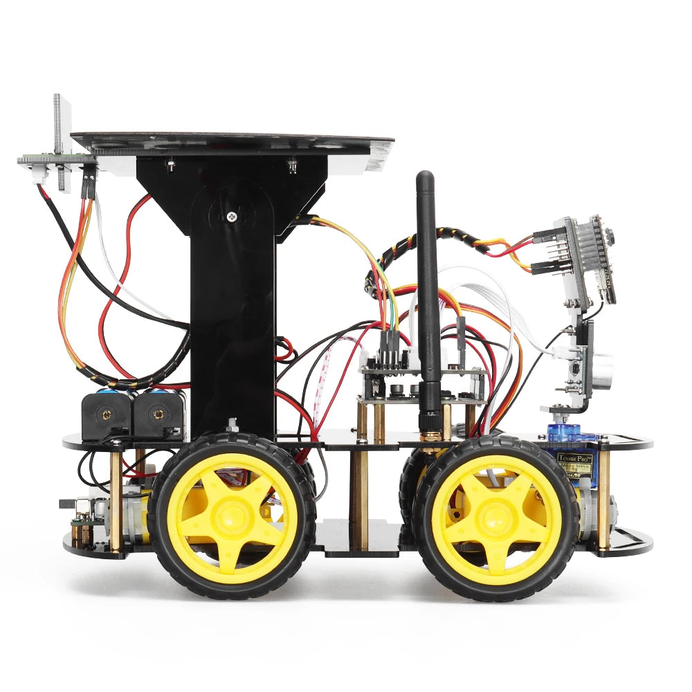 Programmable Robot Car Kit for Arduino Profesional ESP32 Cam Solar Tracking and Charging Set detail image 4
