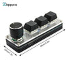USB Mini 3-Key Keypad Mechanical Gaming Keyboard Programming Macro with Software One-Handed detail image 3