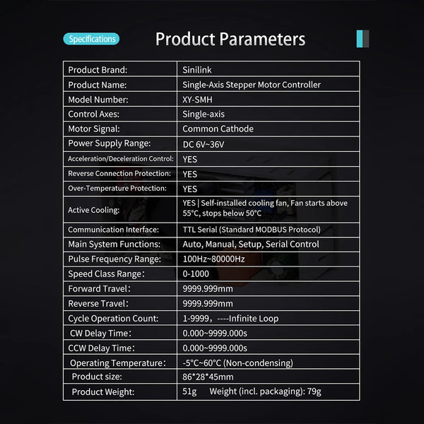 XY-SMH Stepper Speed Motor Controller PLC Forward and Reverse Rotation Pulse Delay detail image 11
