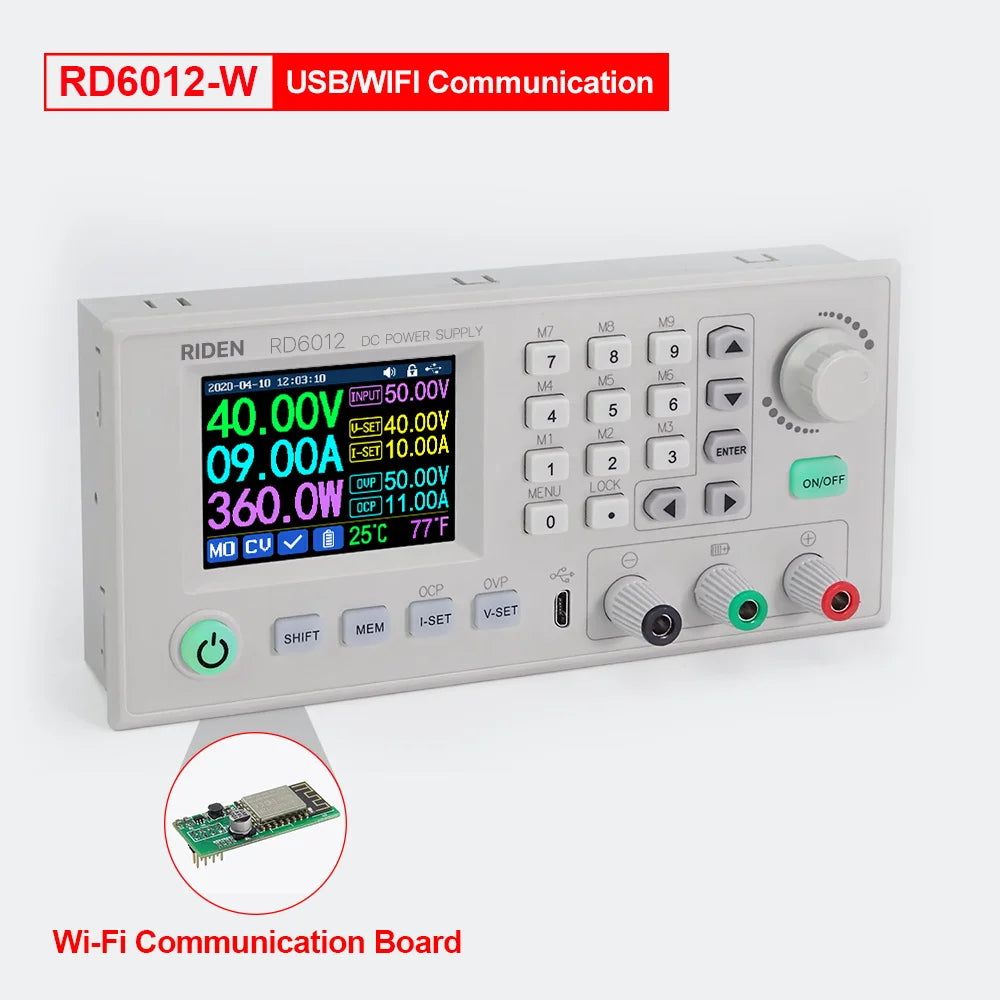RD RD6012 RD6012W USB WiFi DC DC Voltage Step down Bench Power Supply Adjustable buck detail image 9