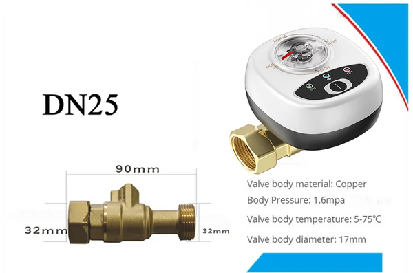 eWelink APP WiFi Smart Valve Water Gas Shutoff Automated Ball Valve DN15/DN20/DN25 Wireless detail image 18