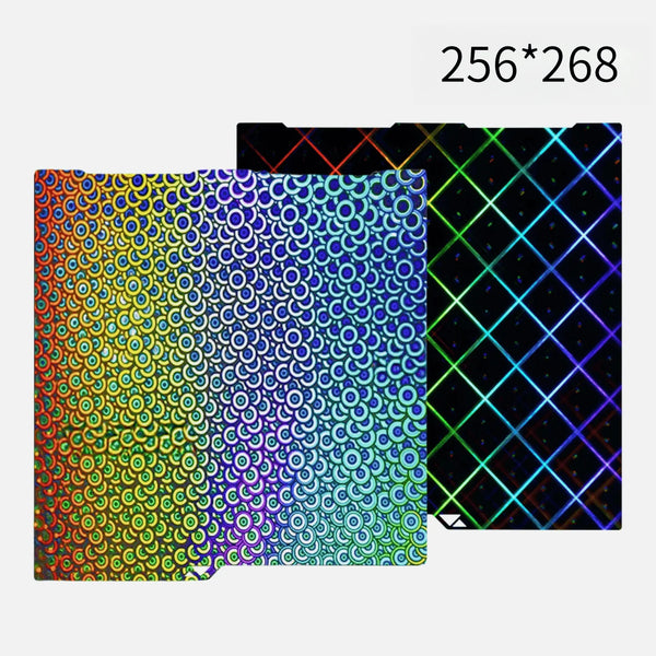 Kobra 3 Build Plate Kobra 3 Pei Textured PEO 256x268 For Anycubic Kobra 3 Combo Build Plate Spare Parts Double Sided Heat Bed