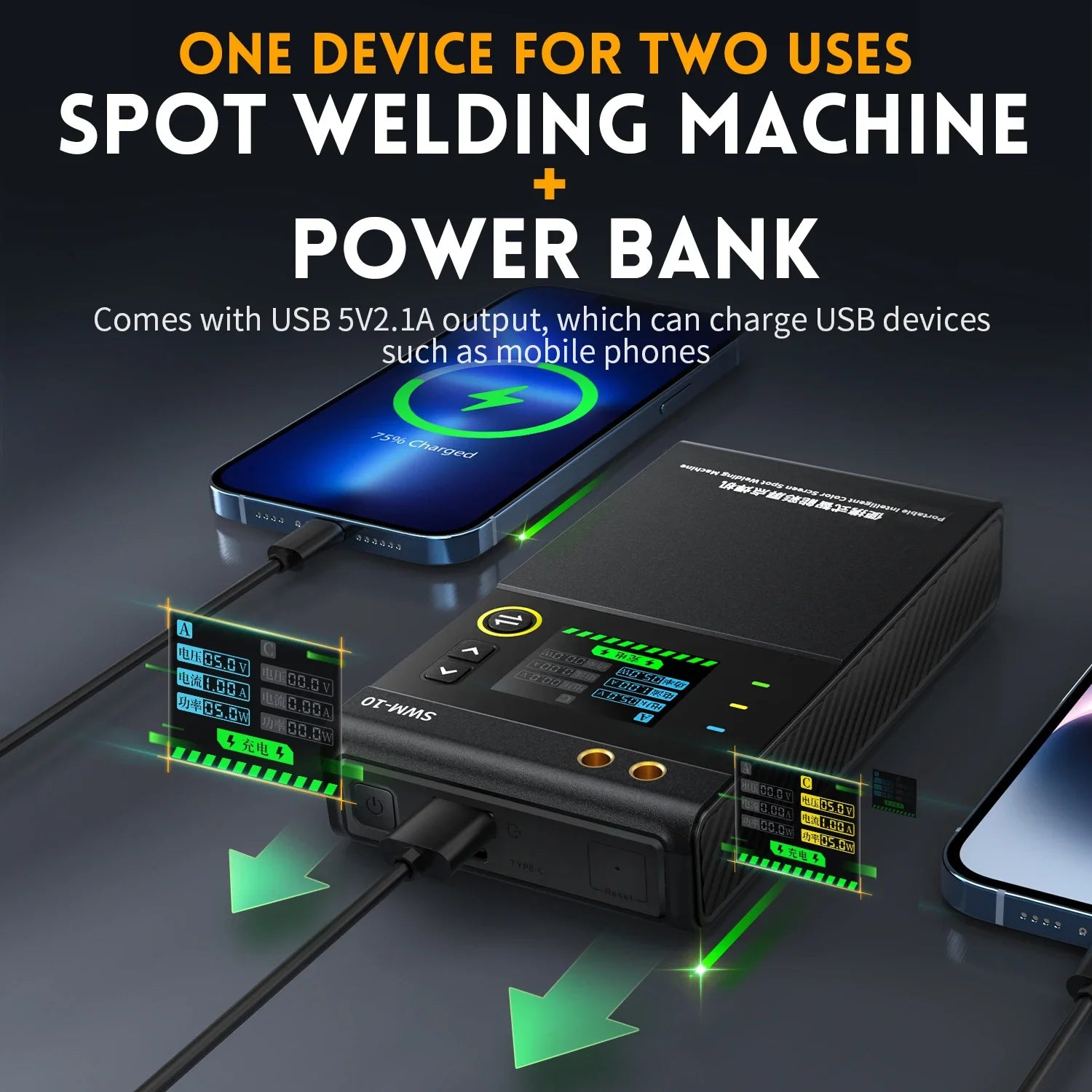FNIRSI SWM-10 Adjustable Welding Machine detail image 2