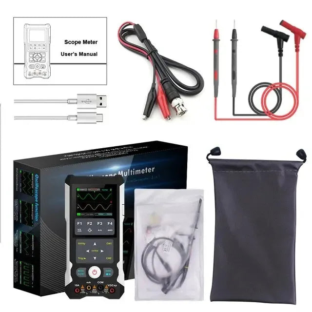 TOOLTOP ET829 2 Channel 250MSa/s 80MHz Digital Storage Osclloscope Multimeter Signal detail image 7