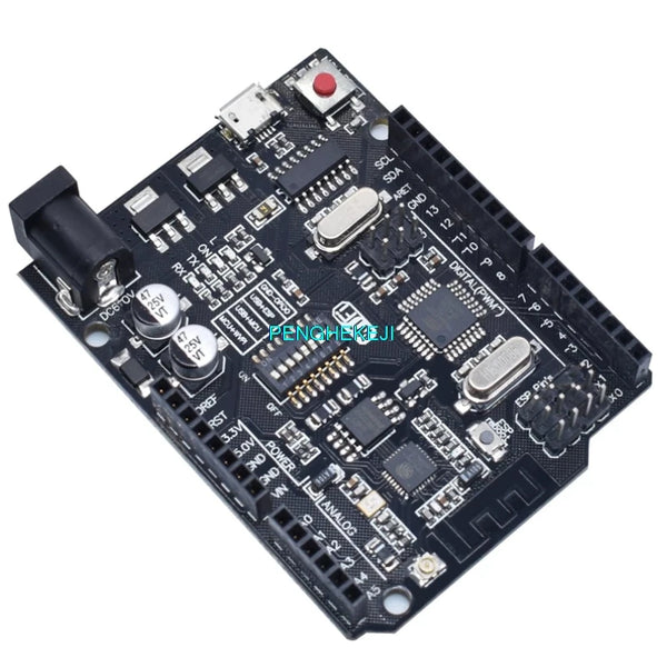 UNO+WiFi R3 ATmega328P+ESP8266 CH340 (32Mb di memoria) 6V-9V USB-TTL CH340G per Arduino detail image 5