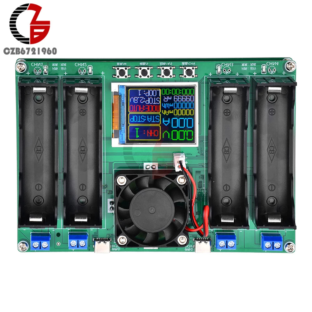 18650 Lithium Battery Capacity Tester Module MAh MWh Digital Battery Power Detector Module 18650 Battery product image
