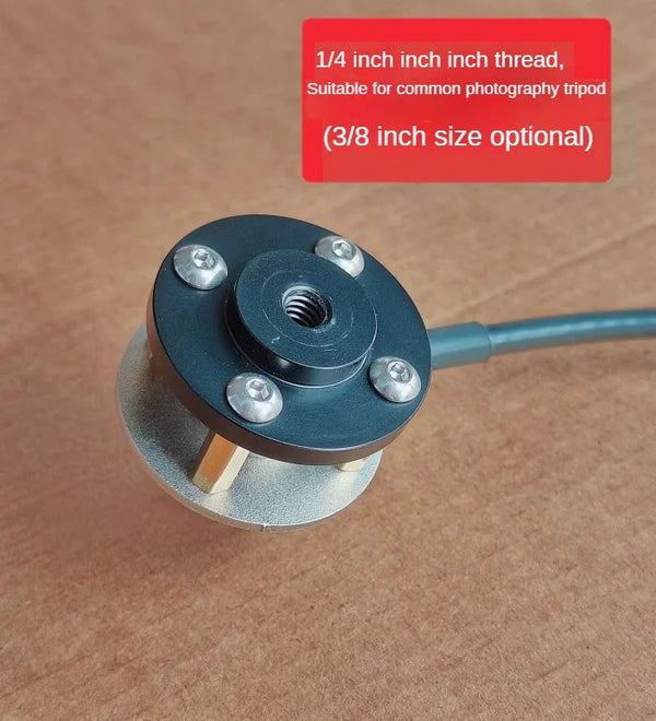 Tripod antenna installation bracket outdoor portable M pipe head base 1/4 inch threaded detail image 3