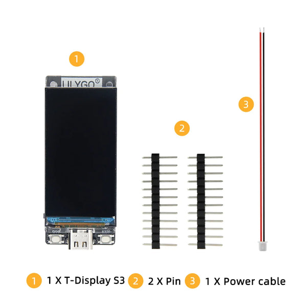 LILYGO T-Display-S3 ESP32-S3 1.9 inch ST7789 LCD Display Development Board WIFI Bluetooth5.0 detail image 7