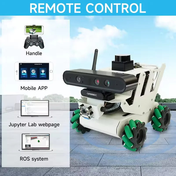 Yahboom RDK ROS2 Robot Programmable Smart Car Kit with Mecanum Wheel Depth Camera Lidar detail image 6