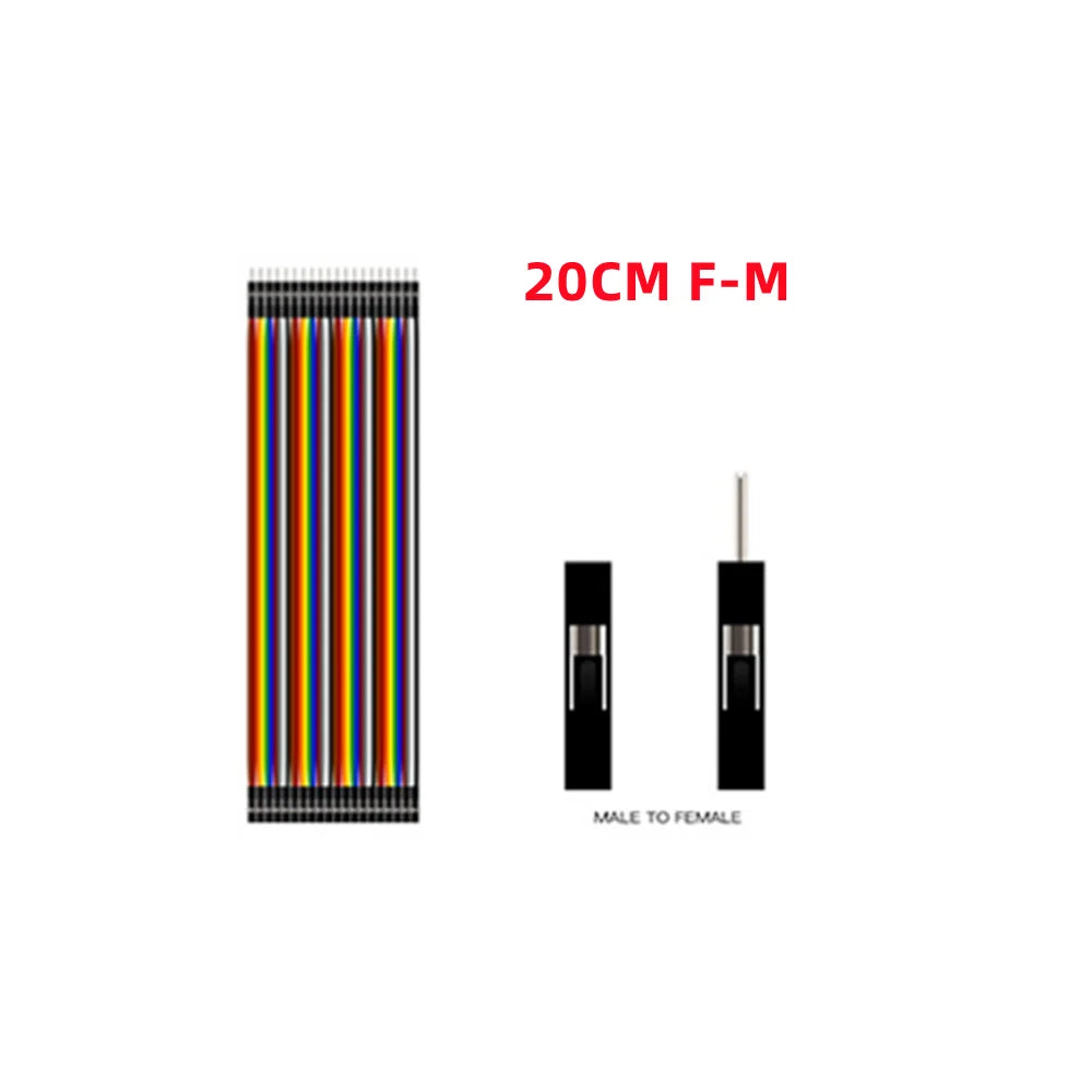 40PIN 10CM 20CM 30CM Dupont Line Male to Male + Female to Male and Female to Female Jumper Dupont Wire Cable for Arduino DIY KIT