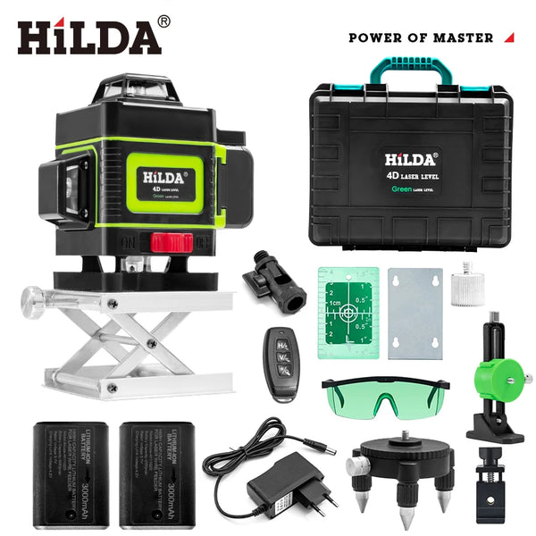 16 Lines 4D 360 Horizontal And Vertical Laser Level green line SelfLeveling Super Powerful detail image 7