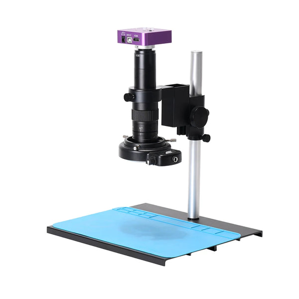 HAYEAR 51MP HDMI USB Industrial Digital Video Microscope Camera Monocular 180X Zoom C-Mount Lens For PCB product image