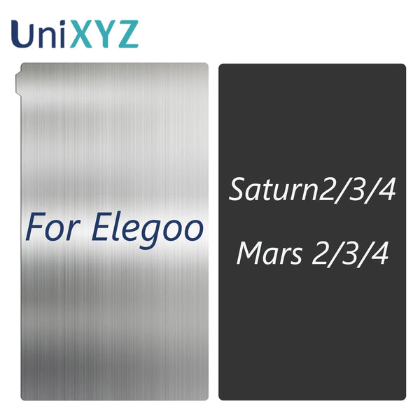 SLA /DLP Spring Steel Flexible Build Plate Magnetic Base Bed For Elegoo Saturn 2 3 4 Ultra Mars 2 3 4 Max Pro LCD UV 3D Printer