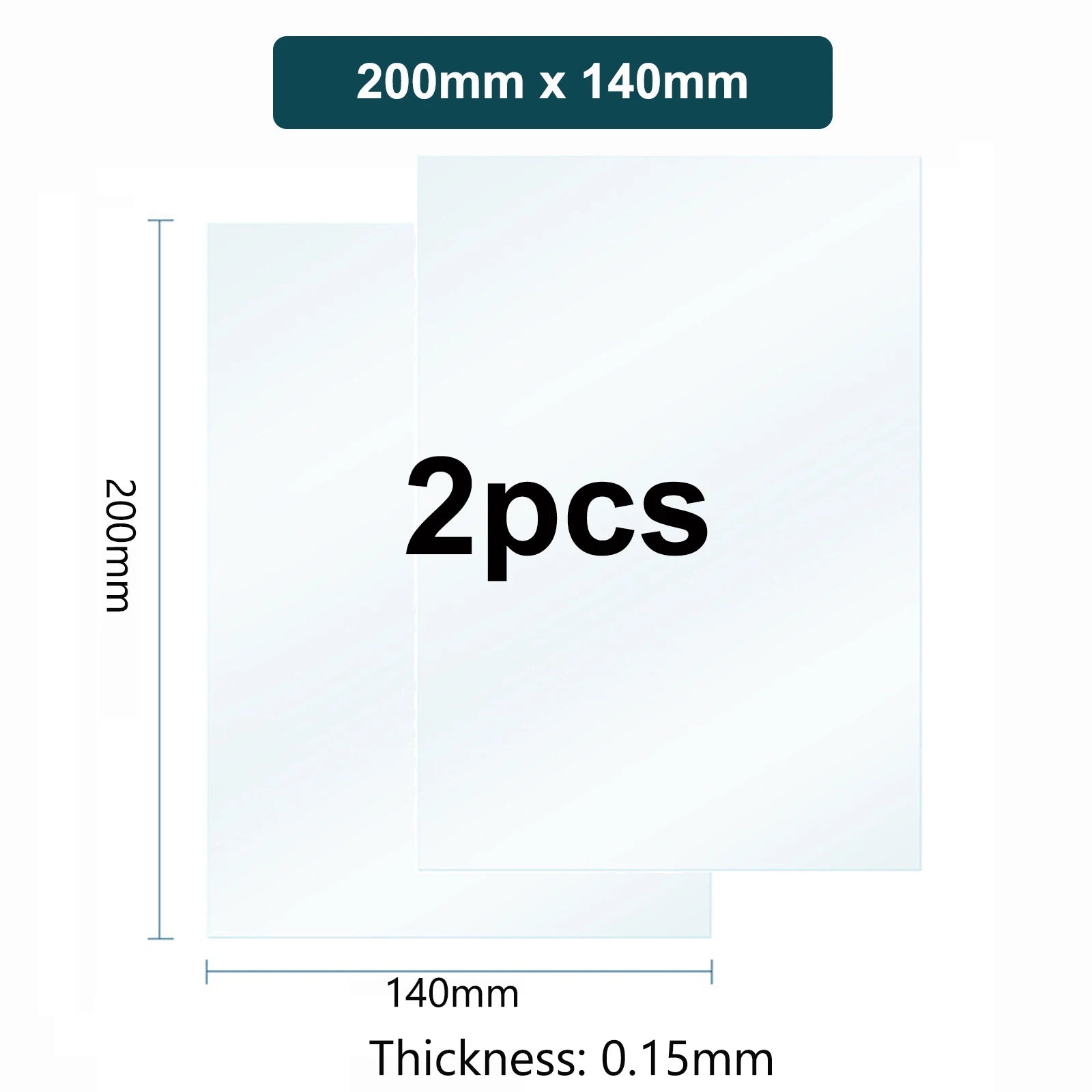 2pcs/5pcs NFEP Release Film for Elegoo Mars 2 3 4 Max Pro DLP Saturn 4 3 2 Ultra 4K 8K 12K UV Resin 3D Printer FPA Release Film