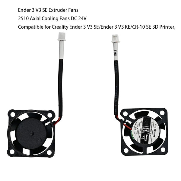 Creality Official Ender 3 V3 SE Fans, 4010 Blower Fan DC 24V 2510 Axial Cooling Fan for Ender3 V3 SE/Ender3 V3 KE 3D Printer par