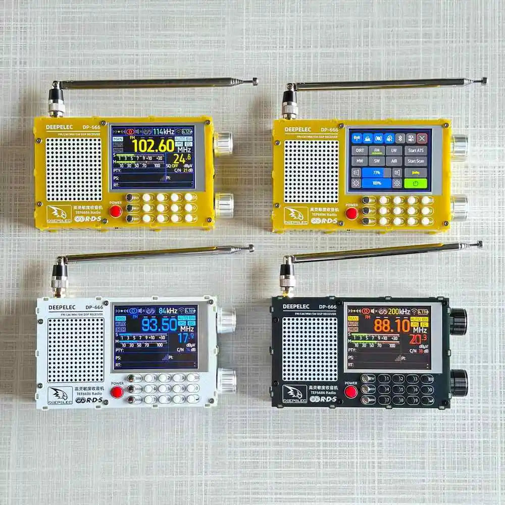 DP-666 TEF6686 Radio High Sensitivity Full Band FM AM LW MW SW Shortwave ESP32 RDS 2.8 inch detail image 6