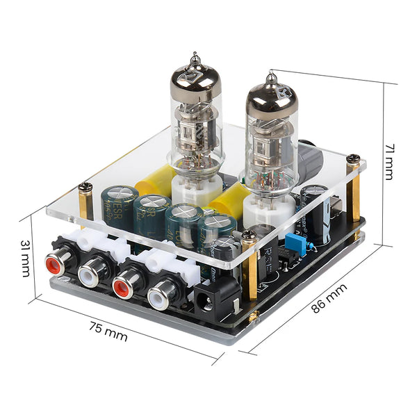AIYIMA Upgraded 6A2 Tube Preamplifier Amplifiers HiFi Preamp Bile Buffer Audio Amp Speaker detail image 4