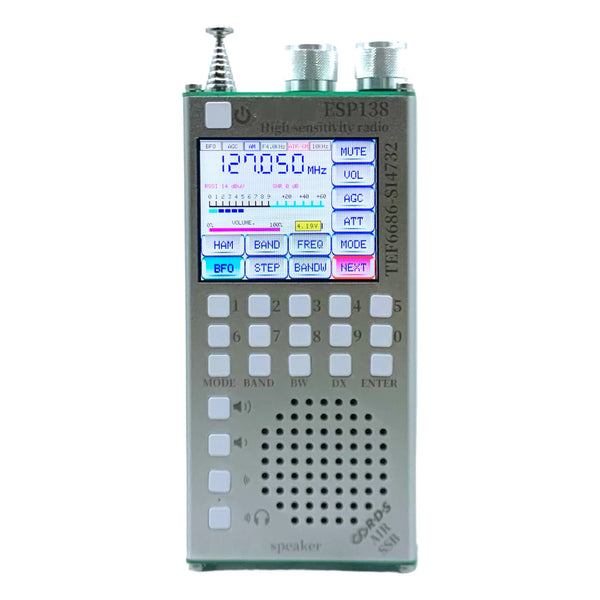 Dual Modes RDS Data Display Radio 2500mAh Hand-Held Radio Receiver ESP138 ESP32 SI4732 for detail image 8