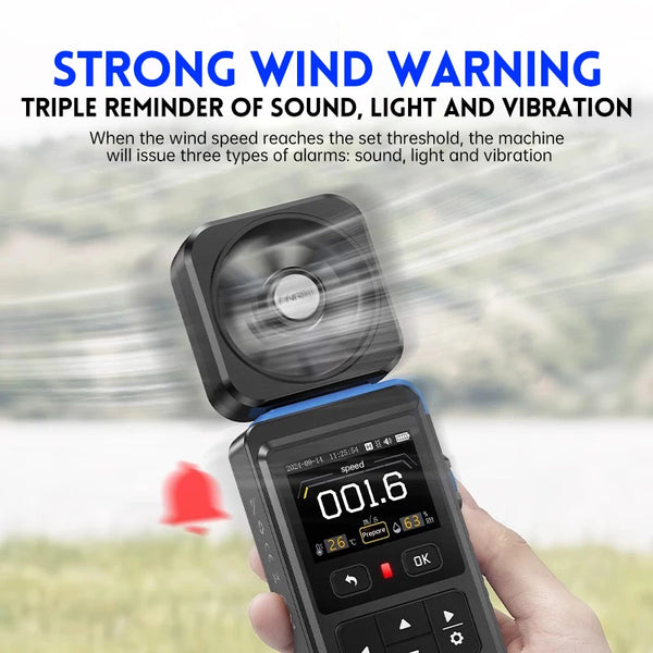 FNIRSI FAM-02 3 in 1 High Accuracy Anemometer Thermometer Professional Anemometer detail image 5