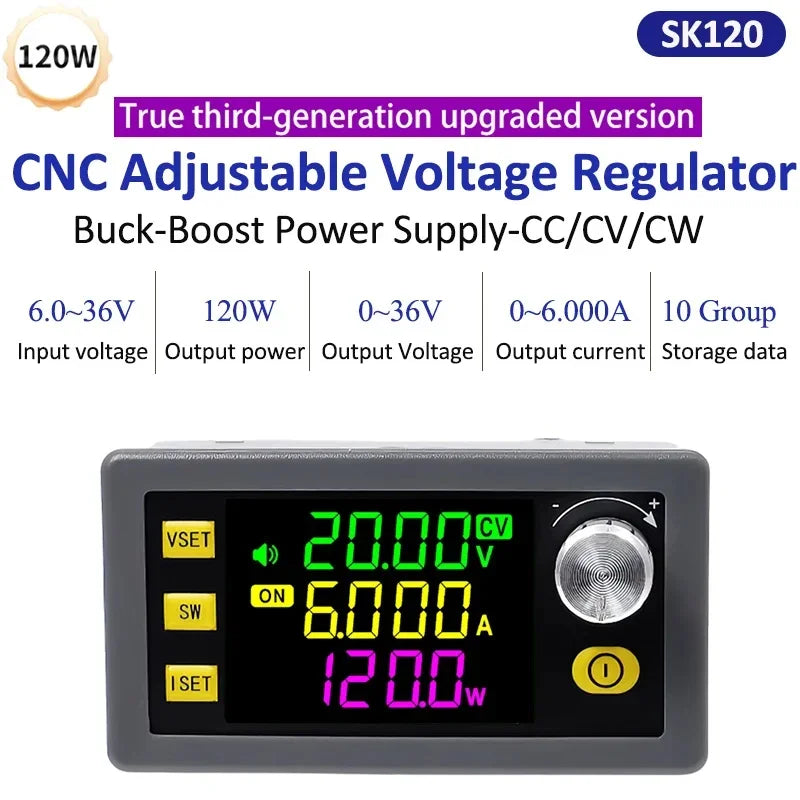 120W Buck Boost Converter Adjustable Regulated Power Supply Input Constant Voltage Constant detail image 2