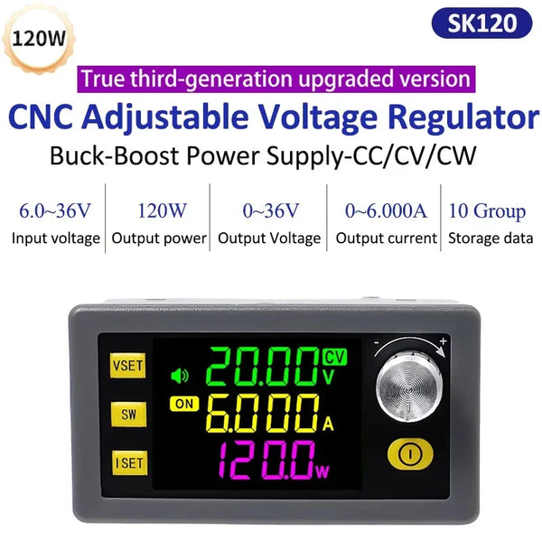 120W Buck Boost Converter Adjustable Regulated Power Supply Input Constant Voltage Constant detail image 2