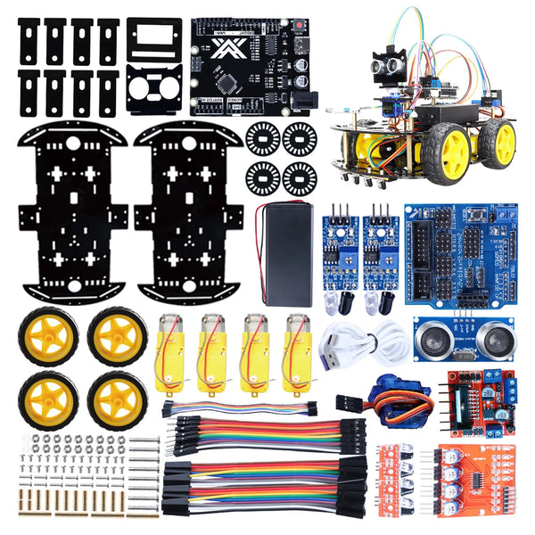 New Smart Robot Car Coding Kit for Arduino Programming Great Fun Education Learning Robotic detail image 6