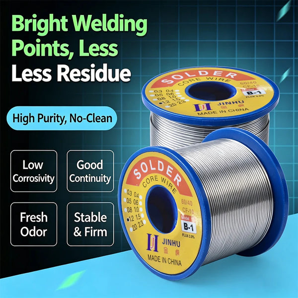 250g Rosin Core Solder Wire Low Temperature Solder Joint Bright and Easy To Solder 1.0/1.2/1.5/2.0mm Solder Joint Wire