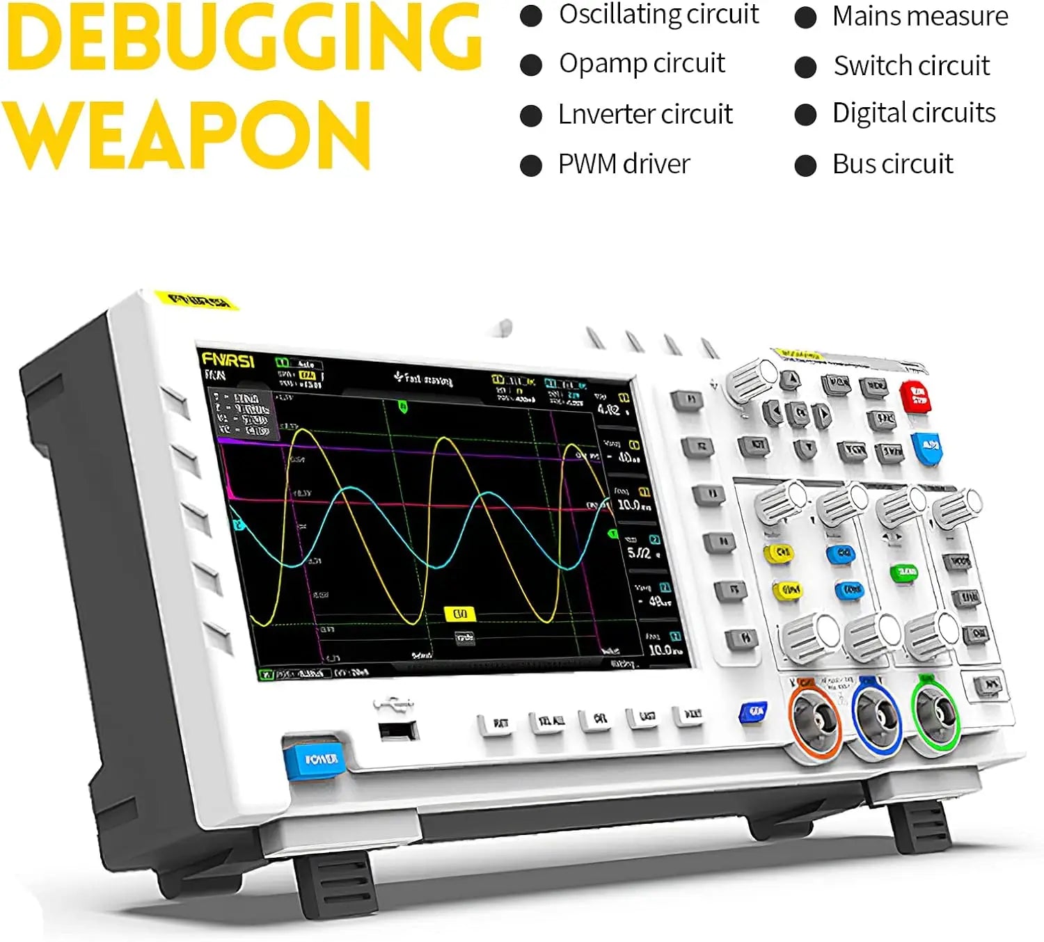 FNIRSI 1014D 2 in 1 Digital Oscilloscope DDS Signal Generator detail image 5