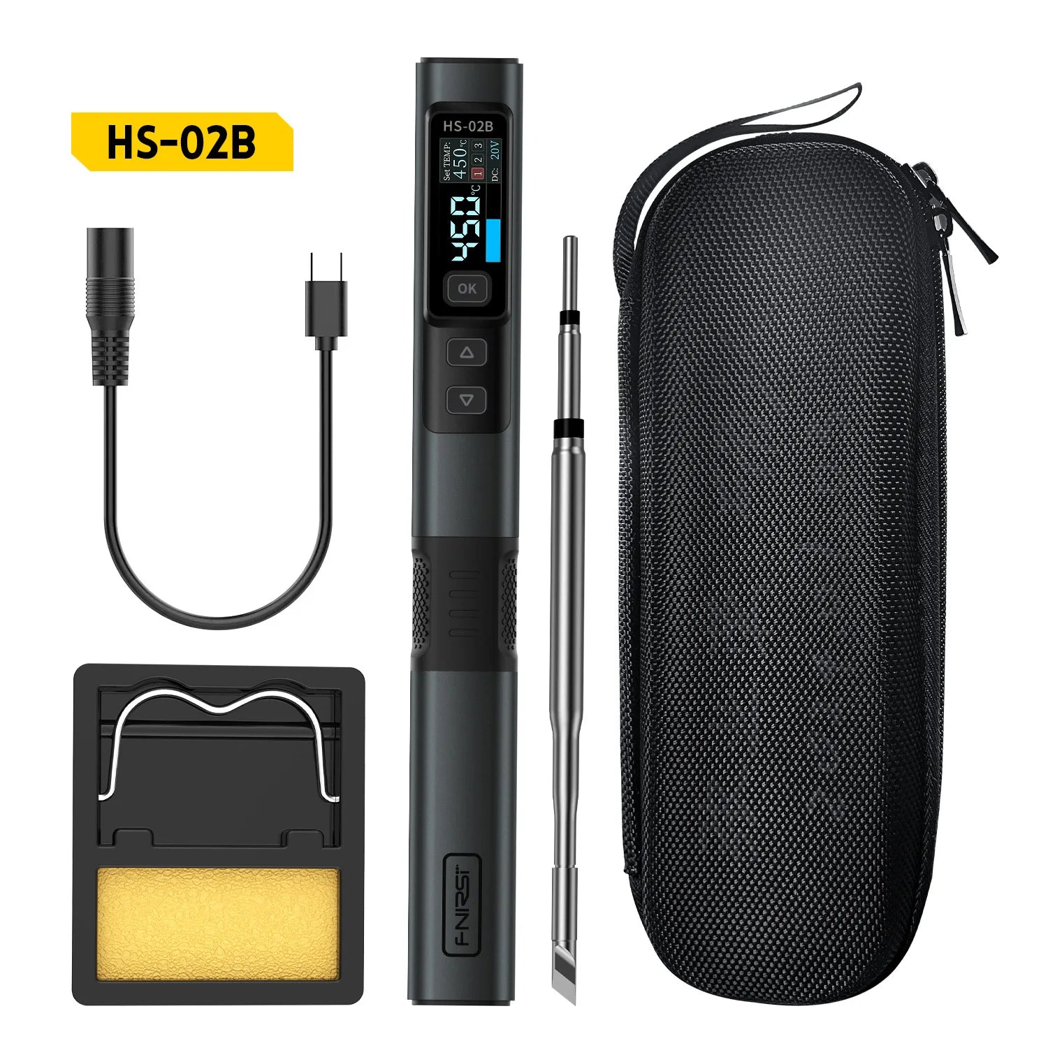 FNIRSI HS-02 Soldering Iron Smart Electric Kit detail image 9