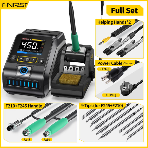 FNIRSI DWS-200 Power Repaid Heating Soldering Iron Staion detail image 10