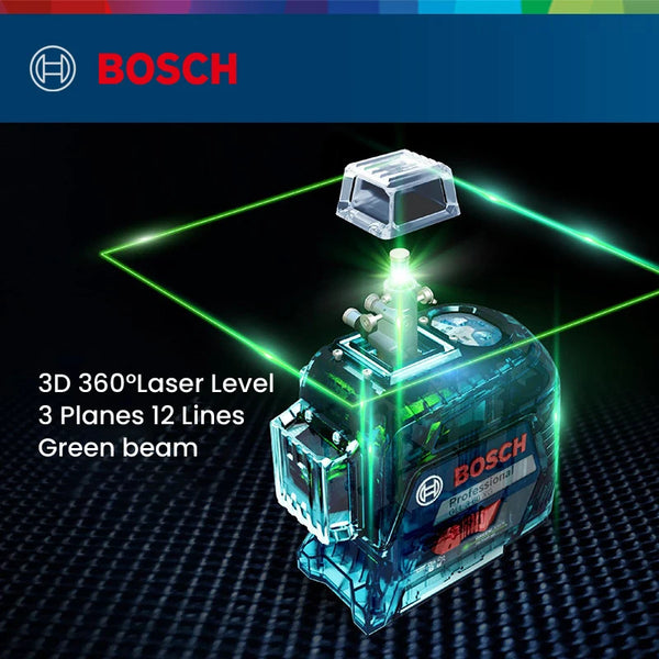 Bosch Professional Laser Level Green Beam Self-Leveling Cross-Line Laser Gradienter detail image 3