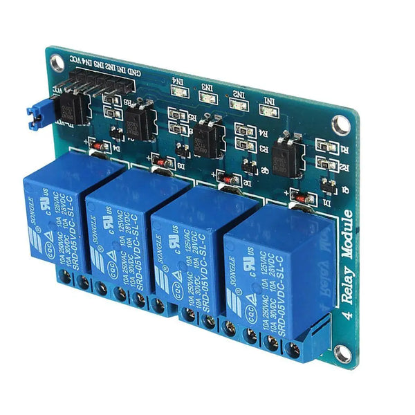 5V Relay Module for ARM Indicator 4 Channel Relay with Optocoupler detail image 3