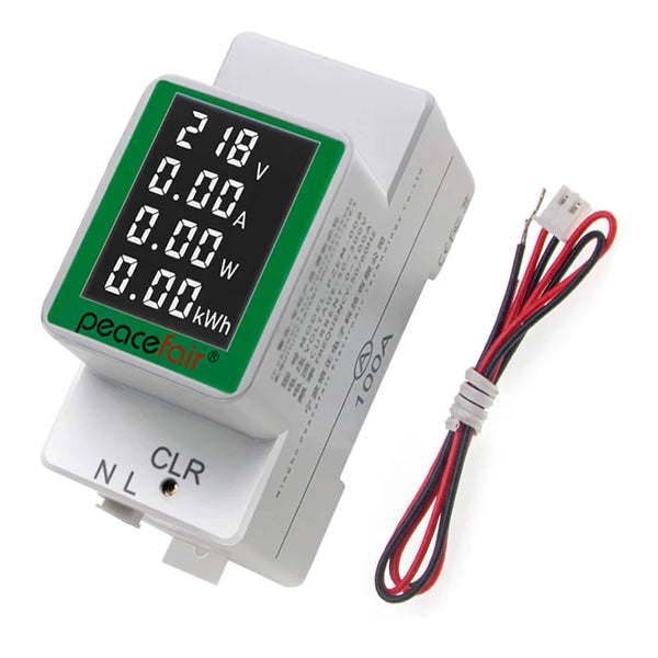 PZEM-008 Din Rail Electricity Digital Power Energy Meter Watt Kwh Wattmeter Monitor Ammeter detail image 8