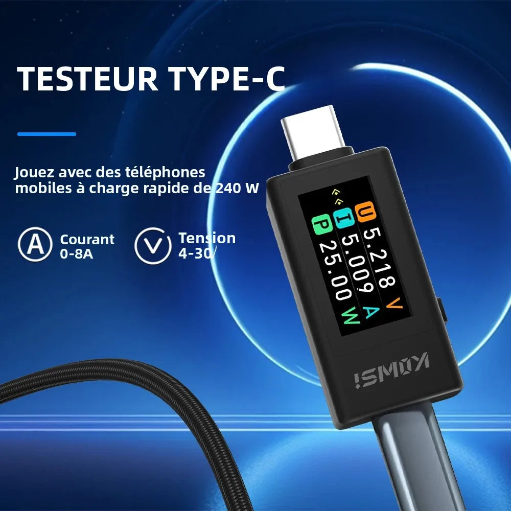 KWS-X1/KWS-1902L USB Tester Voltmeter Ammeter DC4-30V0-12A Fast Charge Detection Trigger Capacity Measurement Ripple Measurement