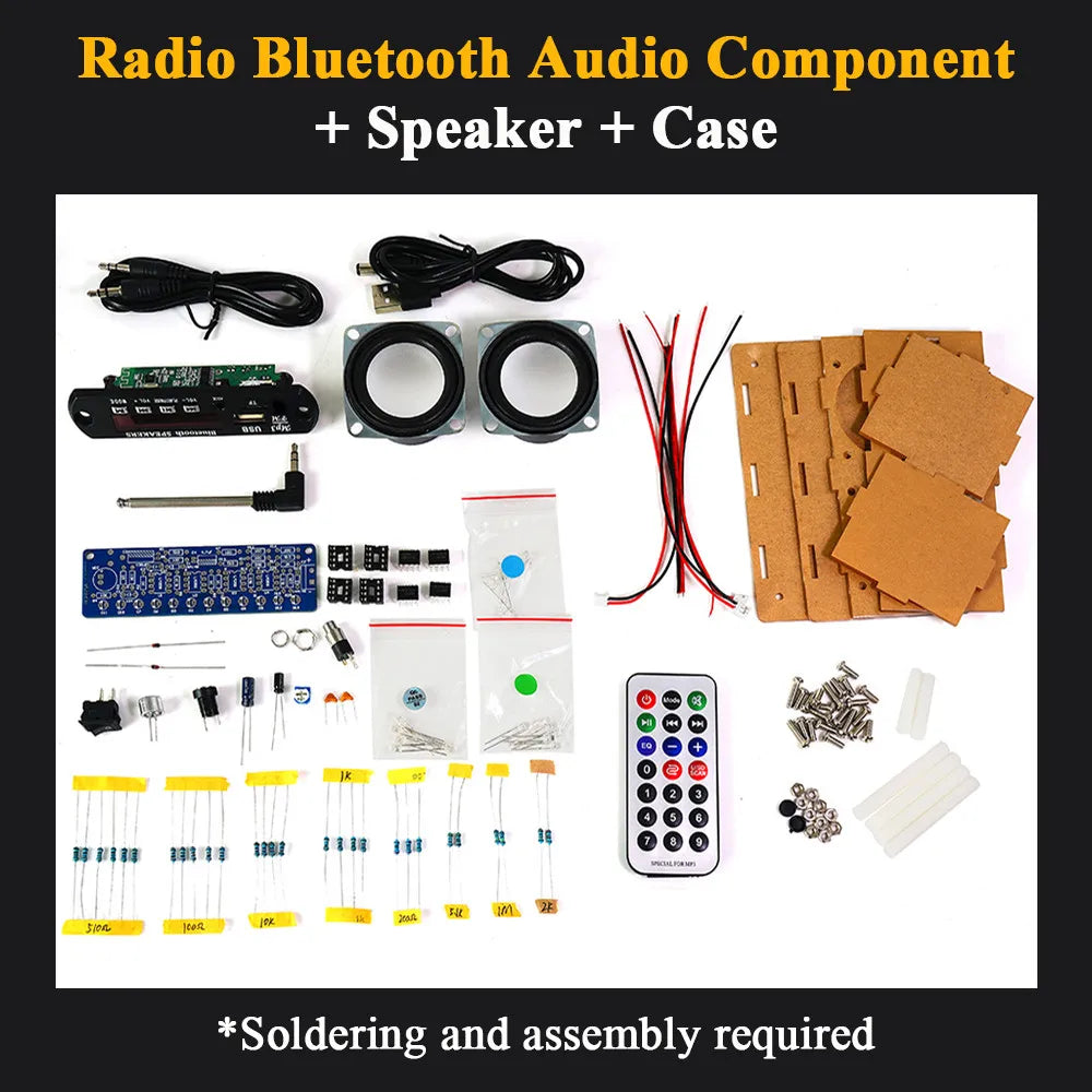DIY Bluetooth Speaker Kit with FM Radio 87.5-108MHZ DIY Soldering Project Practice detail image 6