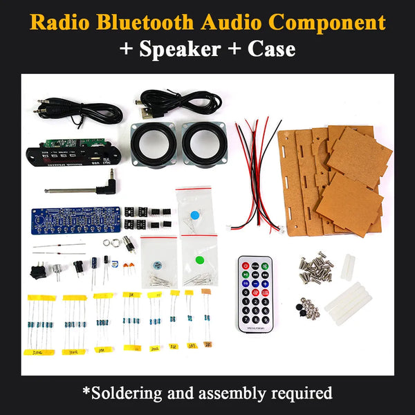 DIY Bluetooth Speaker Kit with FM Radio 87.5-108MHZ DIY Soldering Project Practice detail image 6
