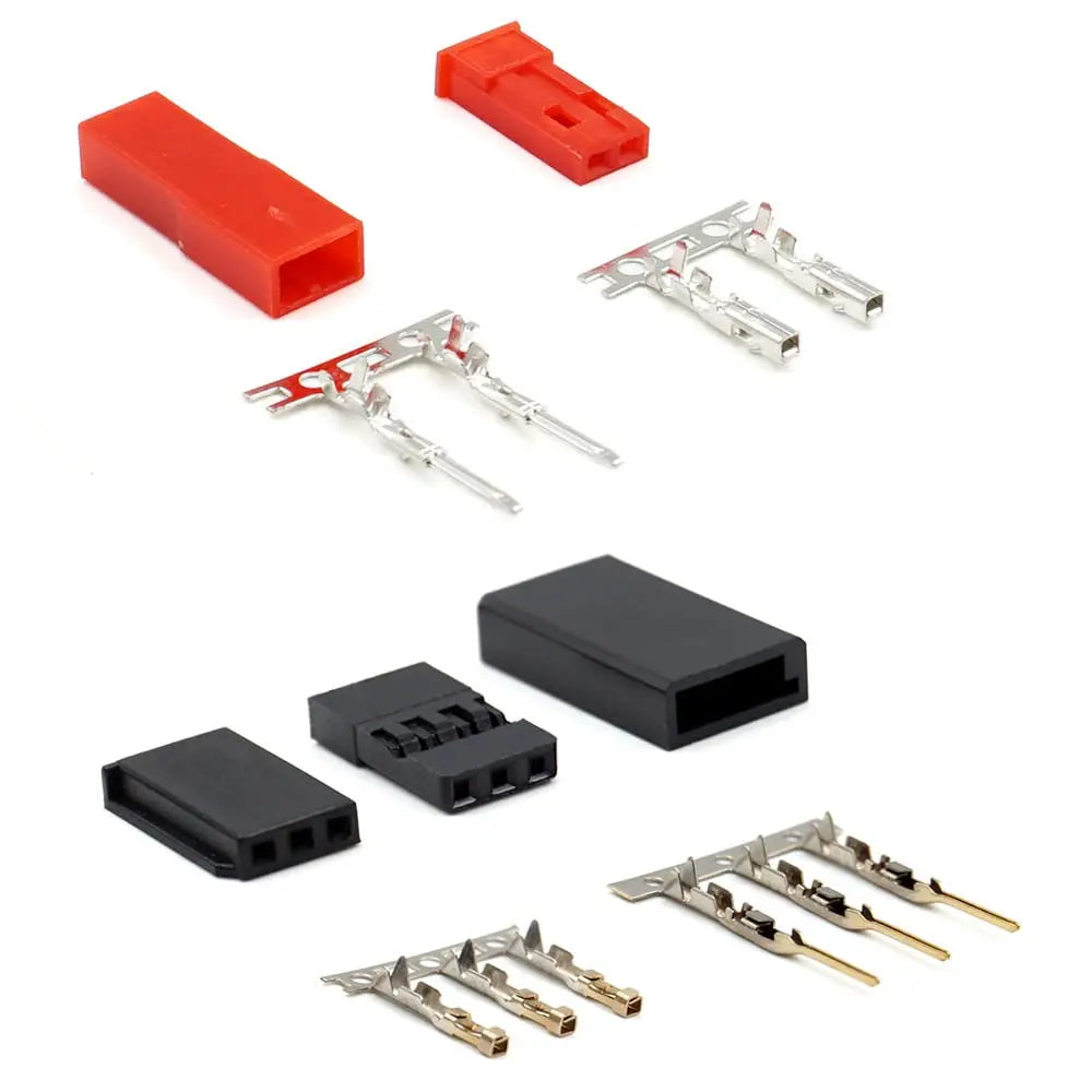 40 Sets Servo Plug Male Female Connector Crimp Pin Cable Kit Compatible JST SYP Futaba for detail image 5