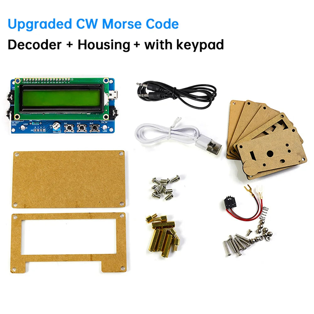 DC 5V CW Morse Code Decoder Loose Kit Audio Cipher Reader Circuit Board Welding Exercise DIY detail image 11