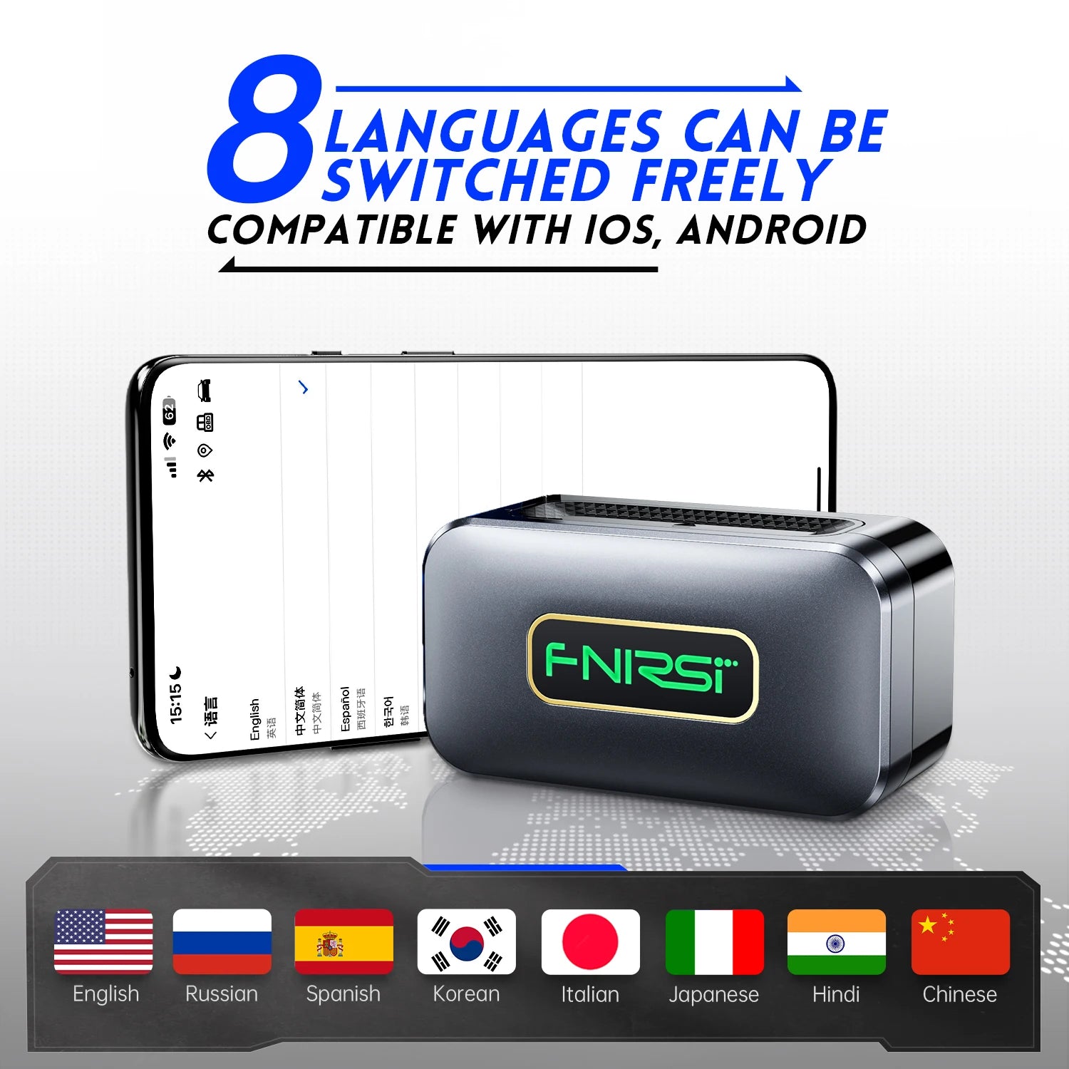 FNIRSI FD10 Car OBD2 Scanner Clear Error OBD Diagnostic Tool detail image 2
