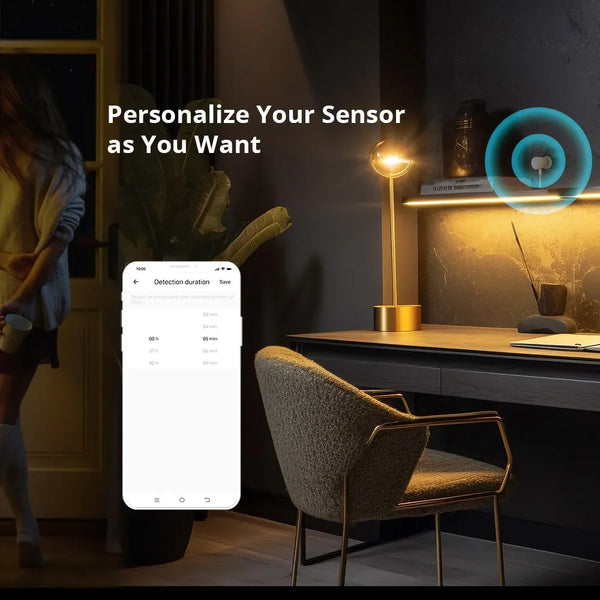 SONOFF Zigbee Human Presence Sensor SNZB-06P Presence Detection Light Sensing Smart Home detail image 6