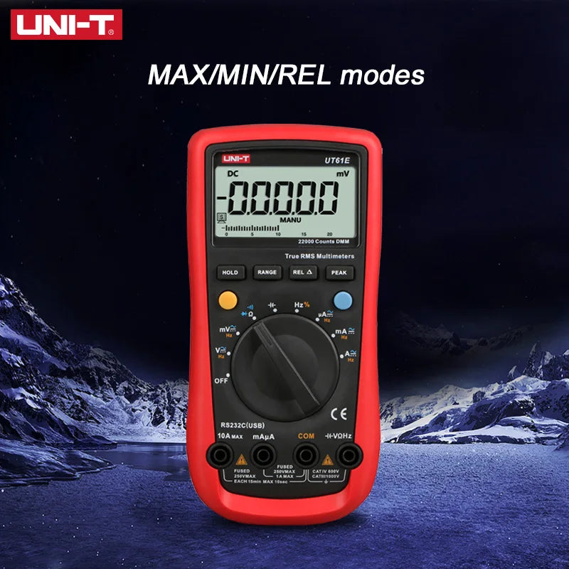 UNI-T UT61E Digital Multimeter Meter True RMS 1000V AC DC Multimeter Voltage Tester Relative detail image 3